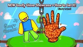 NEW Goofy Glove SHOWCASE + How To Get It!(Restricted) - Roblox Slap Battles