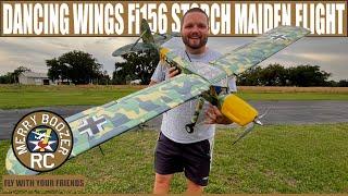 Dancing Wings Fi156 Storch Camouflage 1600mm Wingspan Balsa - ARF Maiden Flight