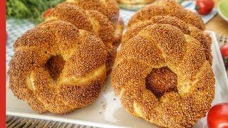 Crispy Simit Recipe  Turkish Sesame Ring Bread