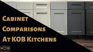 How to compare  Kitchen Cabinet brands, lines and quality