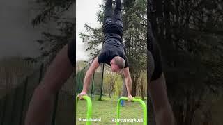 Стійка на руках на низьких брусях #handstand #streetworkout #workout #bars #ternopil