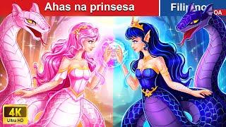 Ang kambal na itim at kulay rosas na prinsesang ahas  Twin Black & Pink Snake Princess in Filipino