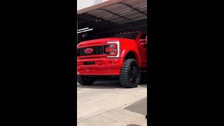 Huge Lifted Ford F450 2024 on XF Off-Road Wheels