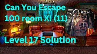 Can you escape the 100 room 11 Level 17 Solution