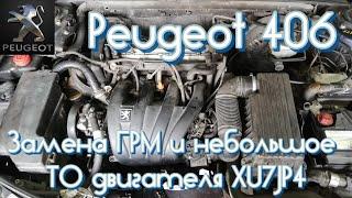 Peugeot 406. Замена ГРМ и небольшое ТО двигателя XU7JP4. #ЗаменаГРМ #Peugeot #XU7JP4