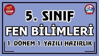 5. Sınıf Fen Bilimleri 1. Dönem 1. Yazılı Hazırlık | Canlı ve Anlaşılır Anlatım