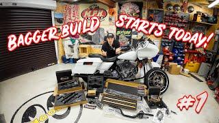 Harley Davidson Road Glide Stunt Performance Bagger Build - Episode 1