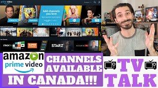 Amazon Prime Video Channels Now Available In Canada!