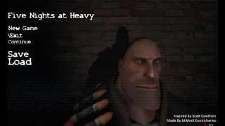 Первый взгляд на Five Nights at Heavy(Новая пародия)Лагнутая игра (