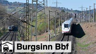 Betriebsbahnhof Burgsinn: Umleiter, Quietschie, IC 2, Güterzüge und viele ICEs