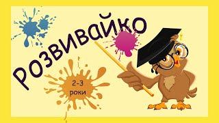 Розвиваючі завдання для дітей 2-3 років, розвиток уваги, мислення дитини, вивчення кольорів