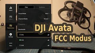 DJI Avata and DJI Drone FCC Hack