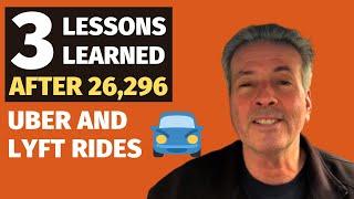 3 Lessons Learned After 26,296 Uber and Lyft Rides