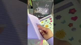 Olivia Rodrigo ￼sour anniversary PR package unboxing | TikTok