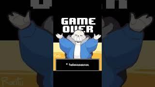 Undertale Sans Game Over Comic Dub