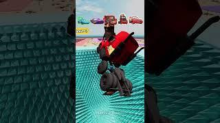 McQueen vs Mater vs Sally vs Doc Hudson vs Ramone #cars #beamingdrive