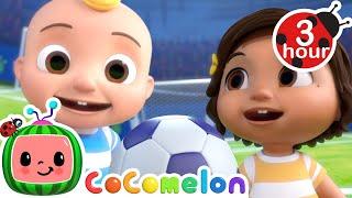 Soccer Song (CoComelon 2024)  CoComelon Nursery Rhymes and Kids Songs | 3 HOURS | After School Club