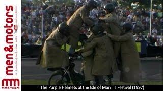 The Purple Helmets At The 1997 Isle of Man TT Festival