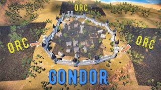 City Siege: 150,000 Isengard Orcs vs Gondor Defenders - UEBS 2