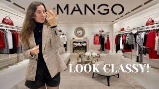 FALL & WINTER OUTFITS| MANGO HAUL FALL TRY ON|