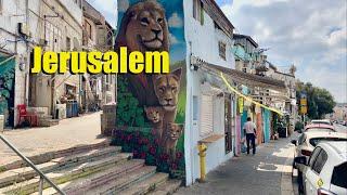 Jerusalem. Reality on October 7. Walk from Cinematheque to the city center