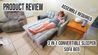 3 in 1 Convertible Sleeper Sofa Bed Product Review