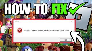 How To Fix Roblox Has Crashed Please Perform a Windows Clean Boot