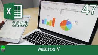 Curso Excel 2019. Macros V. Botones de Macro. Vídeo 47