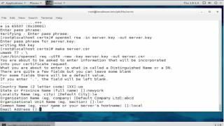 Create Own SSL Certificates on Centos7