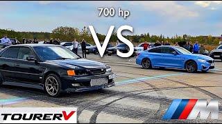 Легенды BMW M4 vs TOYOTA Chaser 100 vs BMW M6 vs Chaser 90 vs BMW x3 st.2 vs Toyota Altezza Turbo