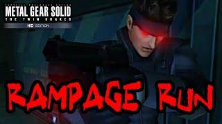 No One Survives in RAMPAGE RUN! | MGS Twin Snakes