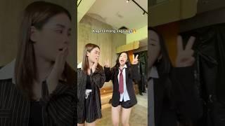 iseng ajak kakak nya yg bisa cover dance
