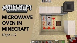 How to make a working Microwave Oven in Minecraft | MCPE 1.17 | #microwave #minecraft #mcpe1.17