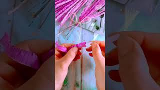 Beautiful Chat Paper Flower Making at Home | Simple & Easy Craft Idea