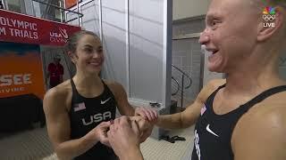 DOMINANT PERFORMANCE: Cook & Bacon qualify for Olympics in 3m synchro | U.S. Olympic Diving Trials