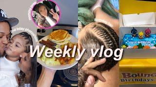 WEEKLY VLOG| 20 yr old mom, Zola's 2nd birthday, back @ the gym, running errands, and etc FT iCLEVER