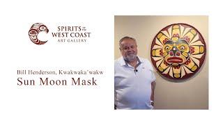 Sun Moon Mask by Master Carver Bill Henderson | Northwest Coast Art