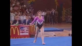 [HDp60] Natalia Laschenova (URS) Floor 1990 USA vs. USSR