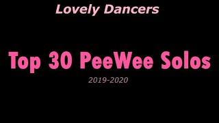 Lovely Dancers Top 30 PeeWee Solos (2019-2020)