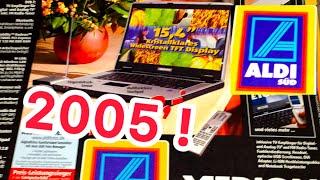 ALDI vor 20 Jahren Plasma TV Notebook Zeitreise Vintage Technik