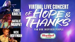 Virtual Live Concert of Hope & Thanks For Our Inspired People