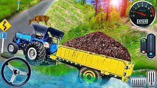 Heavy Tractor Trolley Cargo Driver 3D - Farming Offroad Truck Simulator - Android GamePlay #2