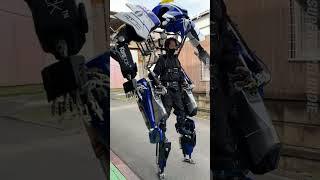 This is a real life EXOSKELETON suit 