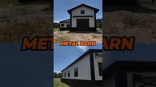 Metal Barn for getaway home?? WATCH THIS BARNDO SHELL! #metalbuilding #barndominium  #build #texas