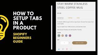 How to add Product Tabs in Shopify | Free Easy Guide no Apps