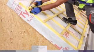 DuPont™ Tyvek® roof installation video - CZ