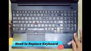 ️ Lenovo ThinkPad E580 Keyboard Disassembly & Replacement