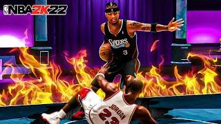 LEGEND ALLEN IVERSON "2-WAY SHOT CREATOR" BUILD EMBARRASSING ANKLE BREAKERS (NBA 2K22)