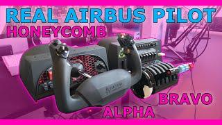 Real Airline Pilot Tries the Honeycomb Alpha and Bravo Yoke and Throttle