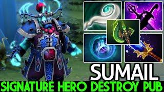 SUMAIL [Storm Spirit] Show His Signature Hero Destroy Pub Game Dota 2